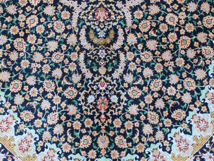 the field of hand-made silk carpet