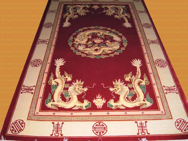 chinese dragon design carpet