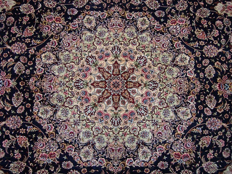 6x9ft China silk carpet centerpiece