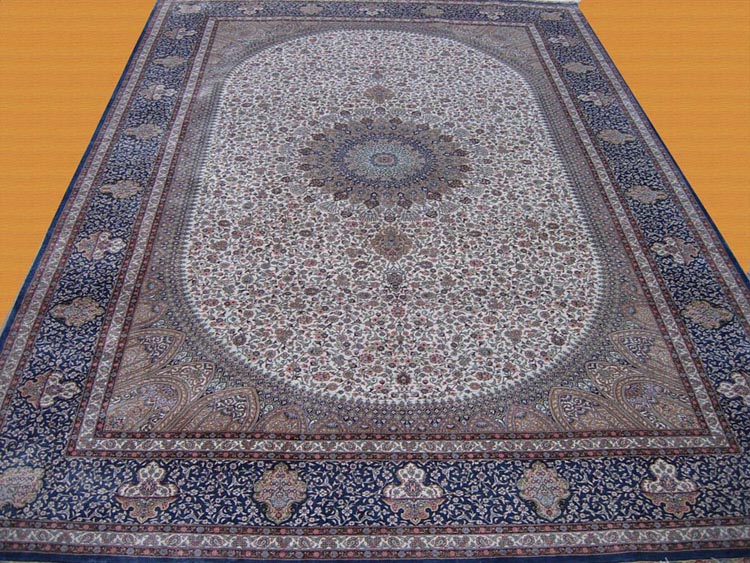 chinese persian design silk rug