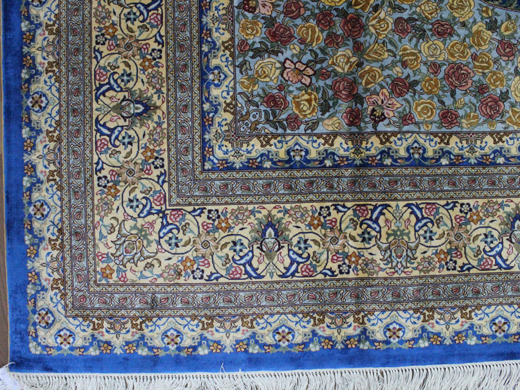 persian silk rug fringes