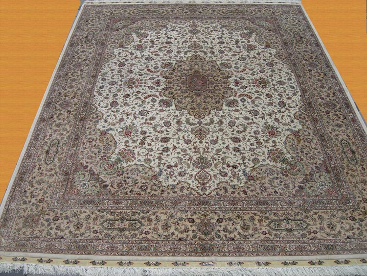 big size oriental silk carpet