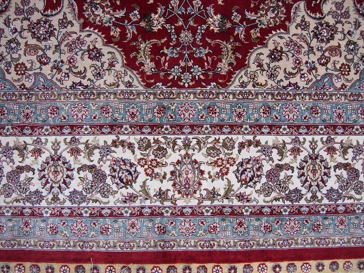 the field of Chinese hand-made silk carpet